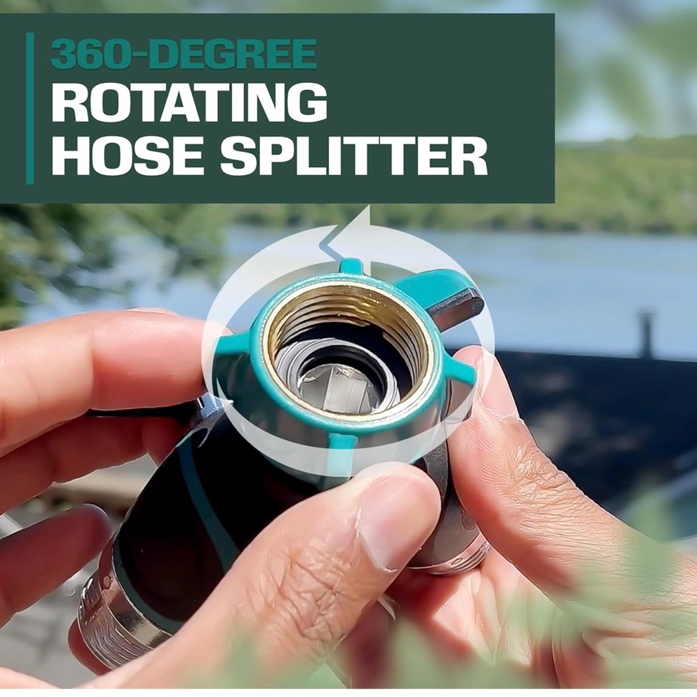 Garden Hose Splitter Double Pack Brand New - Picture 5 of 11